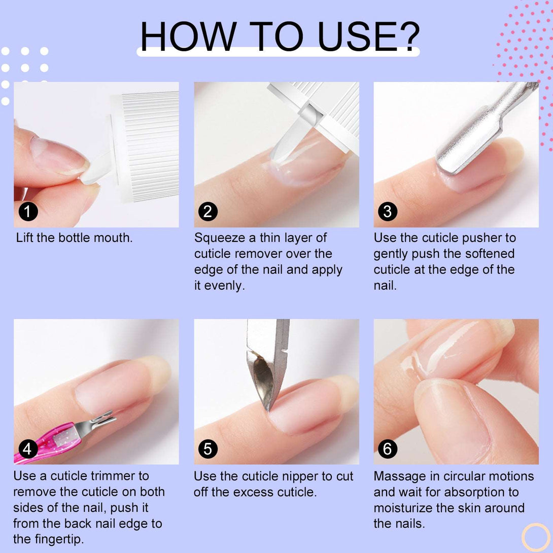 Cuticle Remover Kit For Nail Care