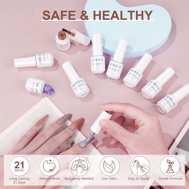 [US ONLY]33PCS Gel Nail Polish Set for Nails Art