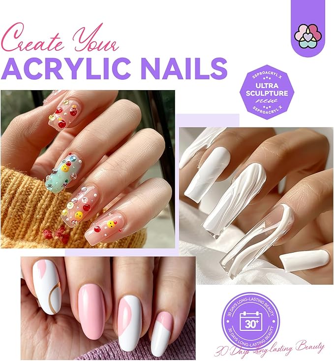 Saviland Acrylic Liquid Kit for nail professionals and nail beginners