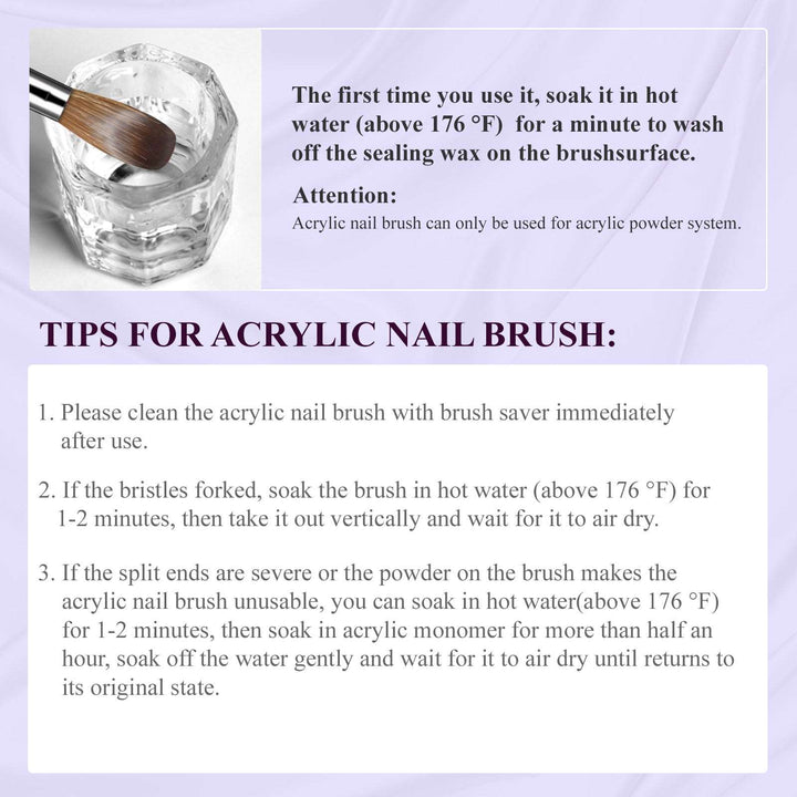 Saviland acrylic nail brushes professional tips