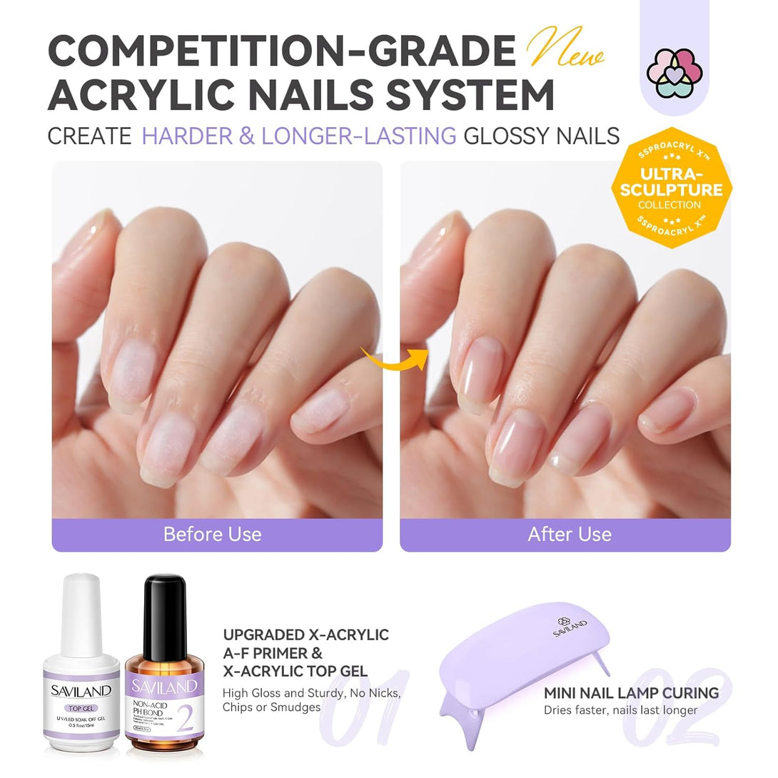 Saviland Acrylic Nail Kit