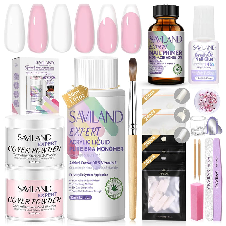 SAVILAND French Acrylic Nail Kit