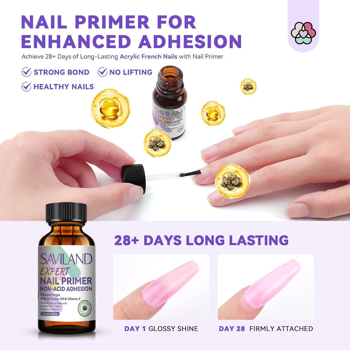 nail primer in the Complete French Acrylic Nail Kit