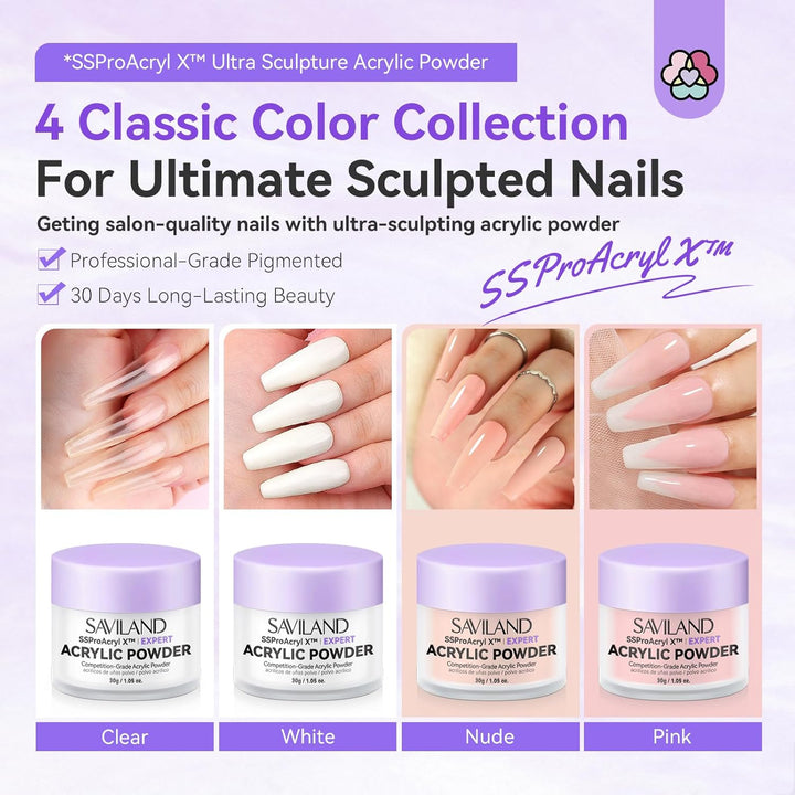 SSProAcryl X™ Colored Acrylic Nail Powder Set-02