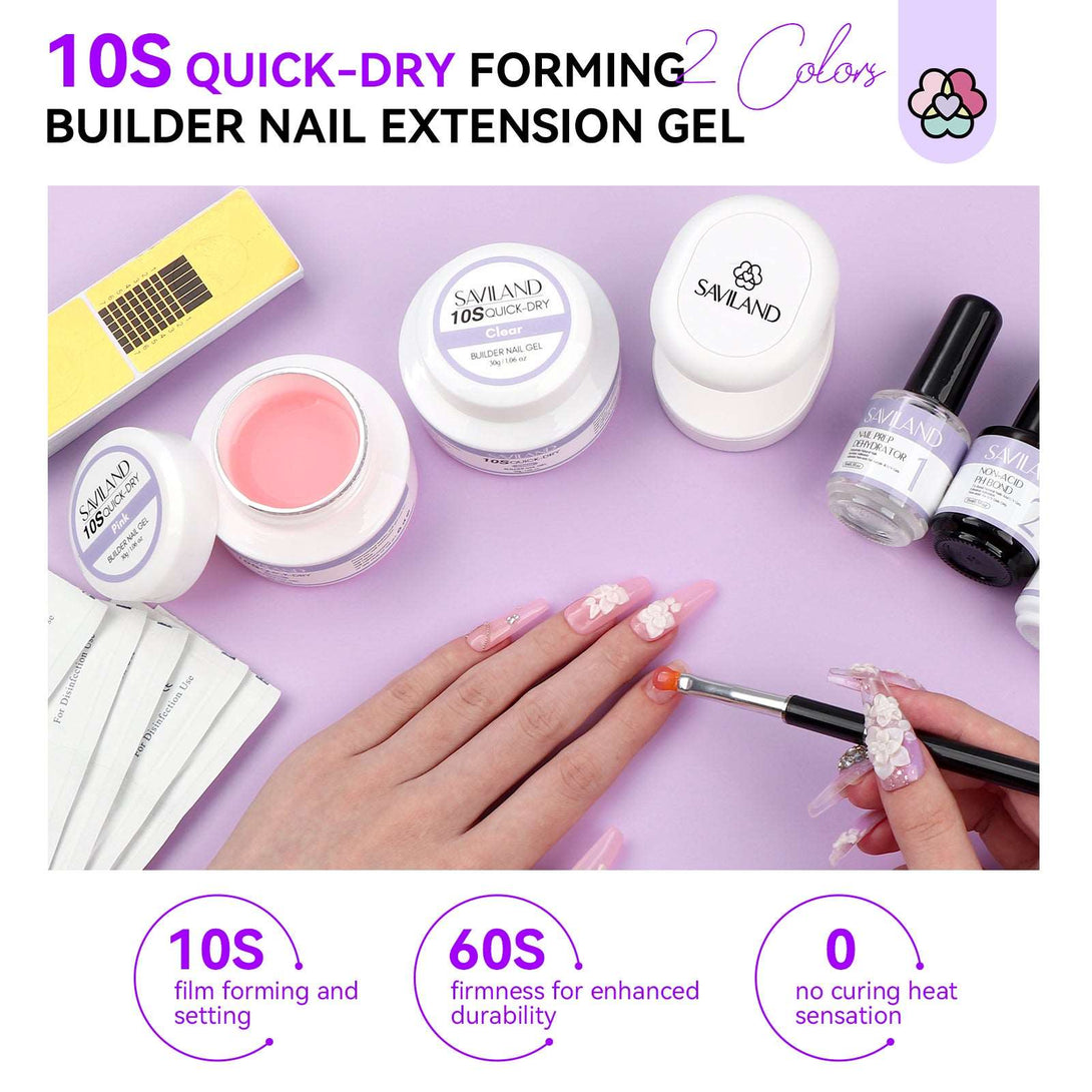 Saviland builder gel nail kit