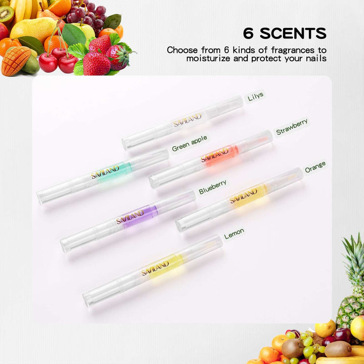 6PCS Saviland Cuticle Oil Pen for nail