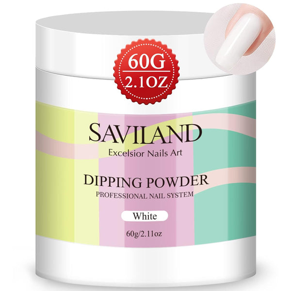 60g/2.1oz White Dip Powder