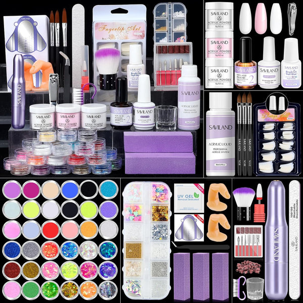 Acrylic Nail Kit with Everything for Beginners