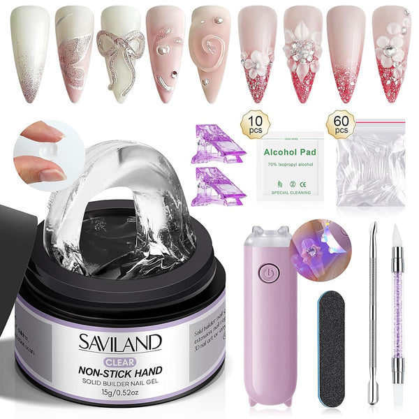 PRO-Hard Solid Builder Nail Gel for Nails:Non-Sticky
