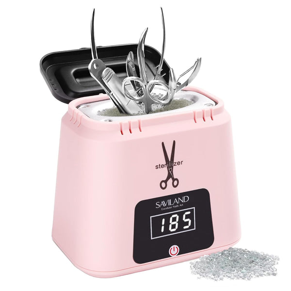 [US ONLY] Saviland Nail Tool Sterilizer Electric: High-Temperature 365℉ Sterilizer for Nail Tools