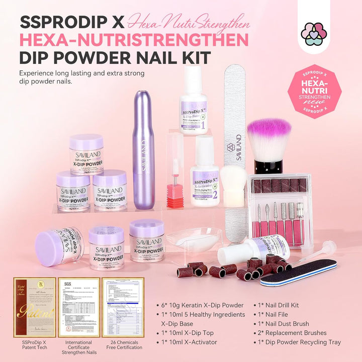 Saviland best nail dip kit for beginners