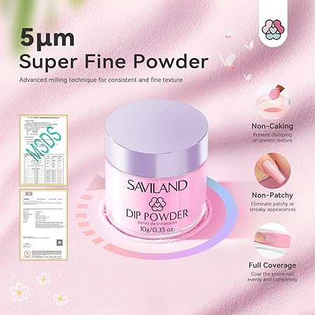 Saviland Dip Powder Nail Kit with Drill