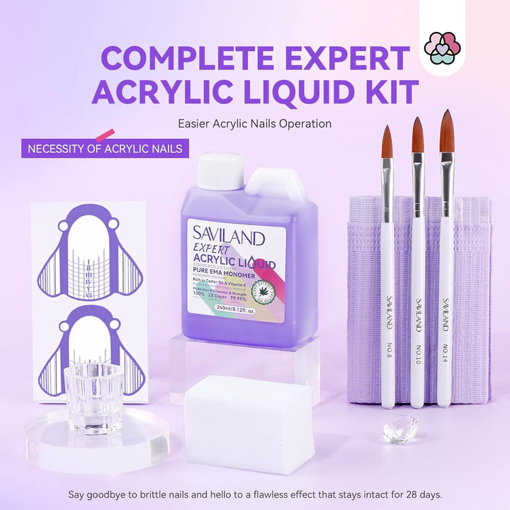 Saviland complete expert acrylic liquid kit