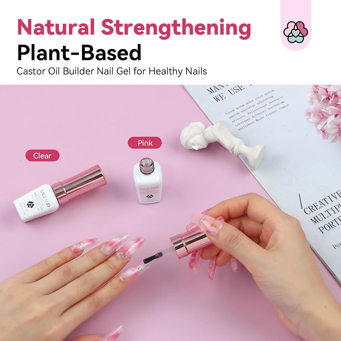 plant based builder gel in a bottle