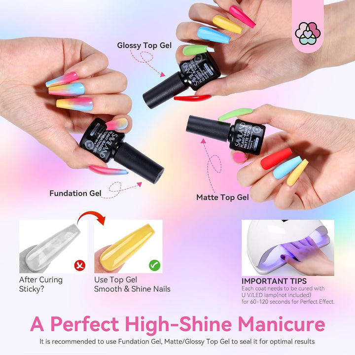 Why choose Saviland uv gel nail polish set