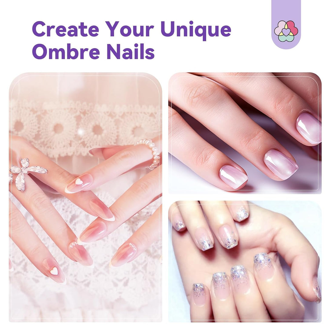 nail art with Saviland nail sponge tool