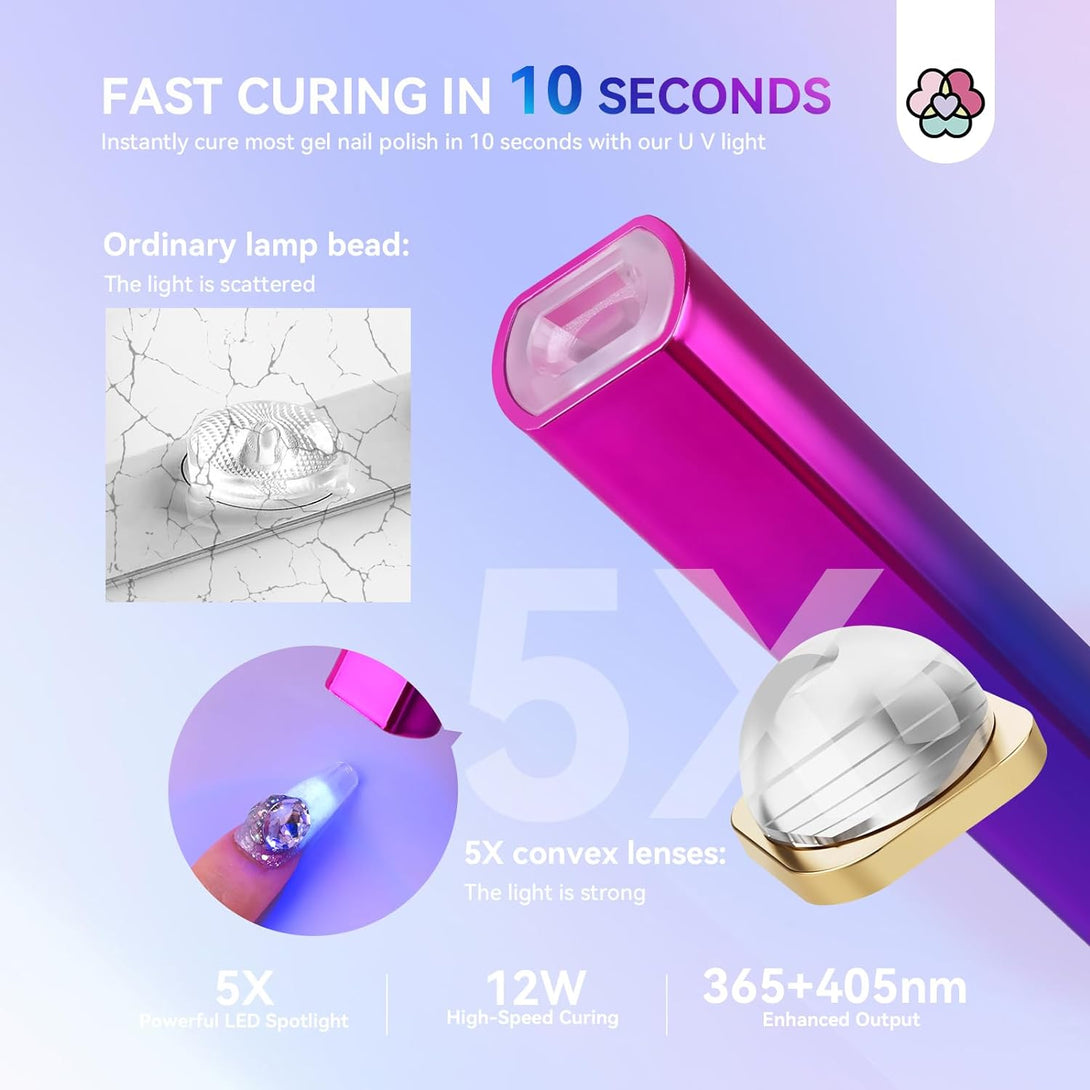 fast curing handheld led nail light