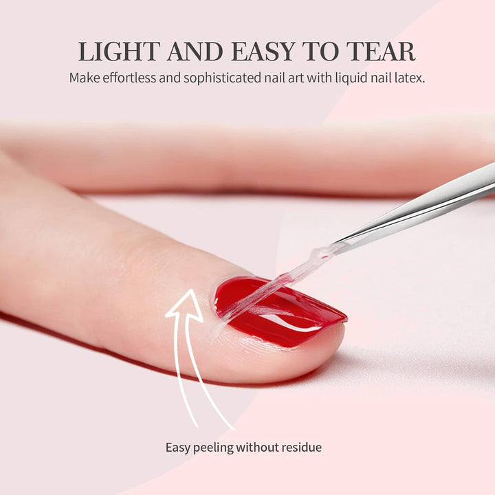 easy to tear -Saviland nail latex peel off