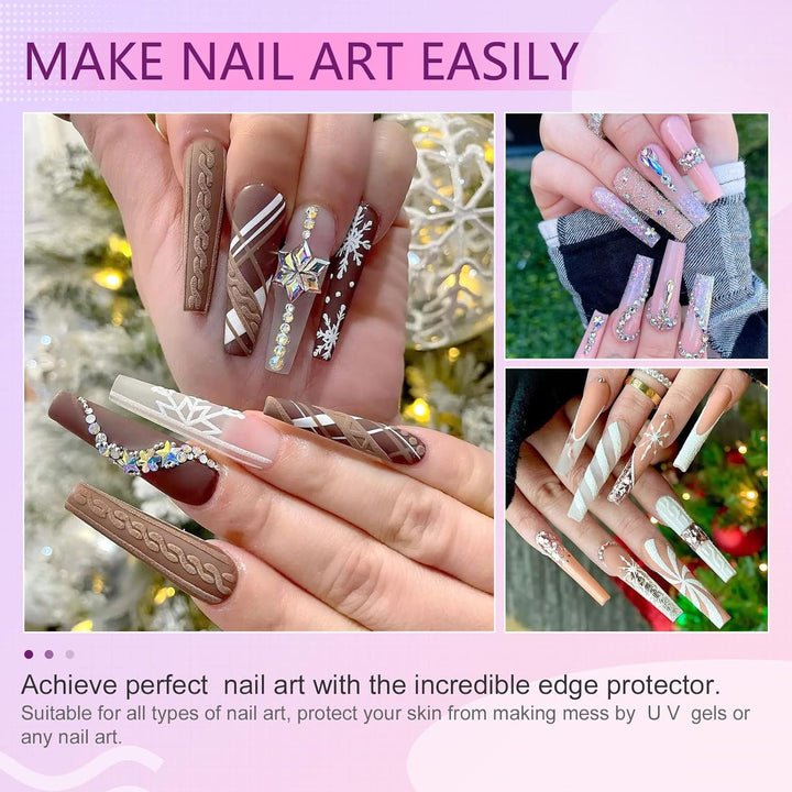 The liquid latex for nails makes nail art easily