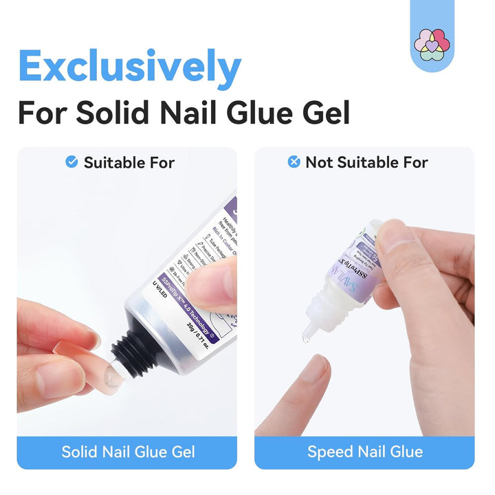 Saviland nail glue remover pen for solis nail glu gel