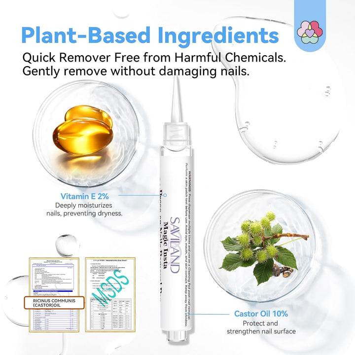 plant based nail glue remover pen