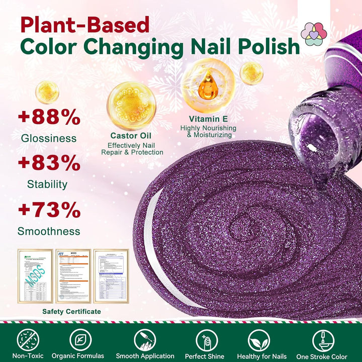 plant based color changing nail polish