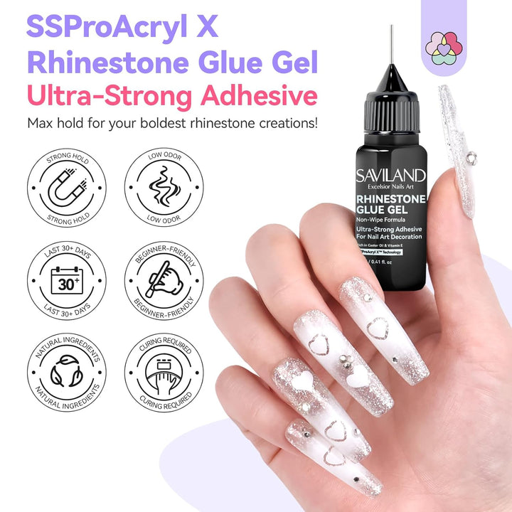 SSProAcryl X rhinestone glue gel