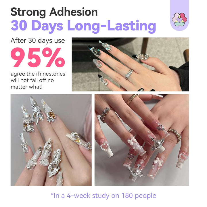 long lasting rhinestone glue gel for nail