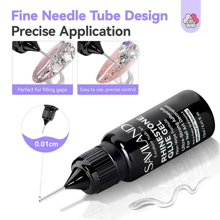 tube design rhinestone glue gel