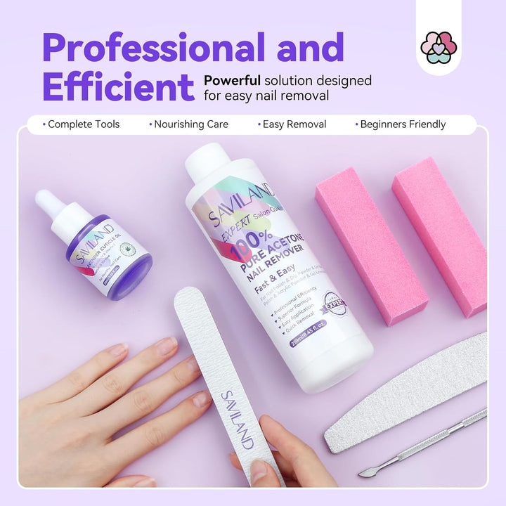 Saviland professional Nail Polish Remover Kit