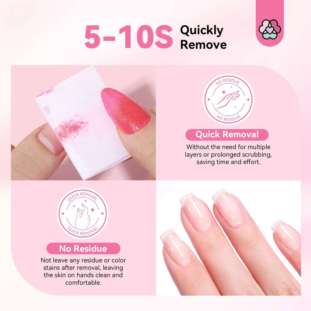 quicky remove 12 Colors Mirror Glitter Nail Polish set