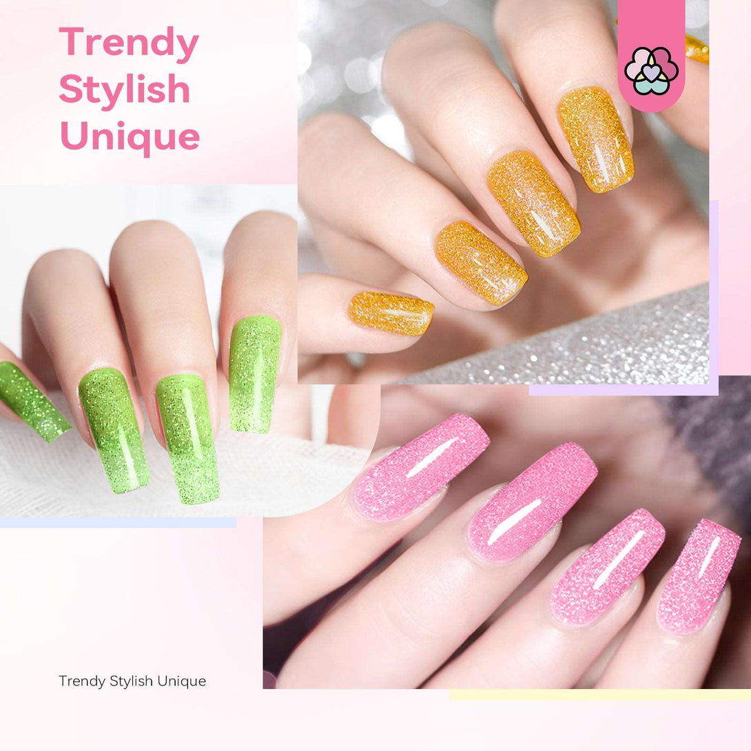 Glitter Nail Polish set trendy stylish unique
