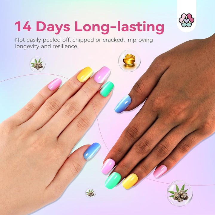 14 days long lasting bright color nail polish