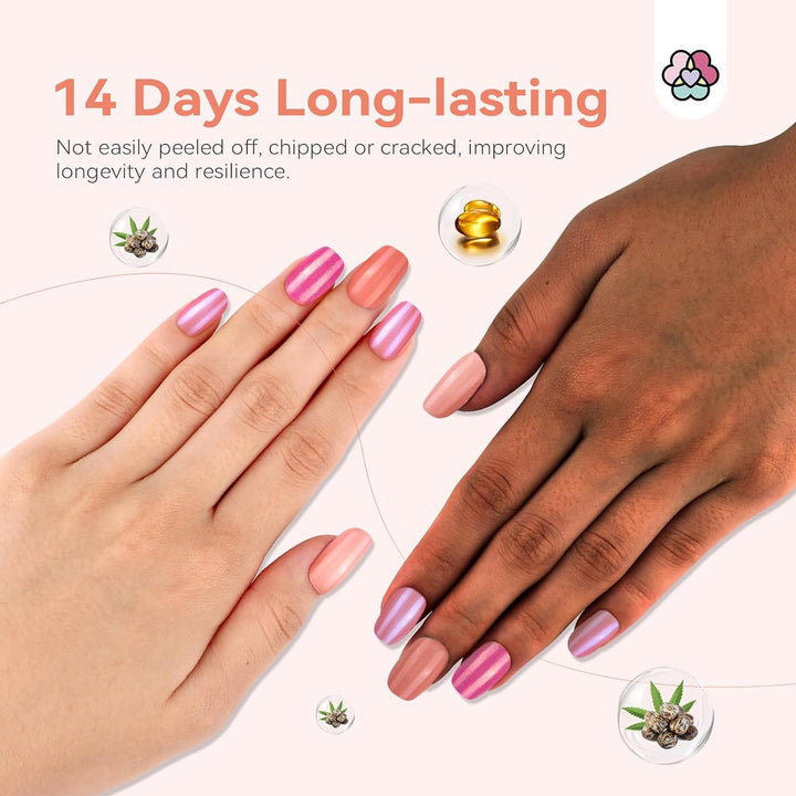 long lasting pastel nail art polish set