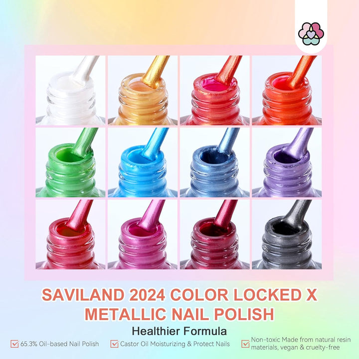 12 chrome nail polish colors