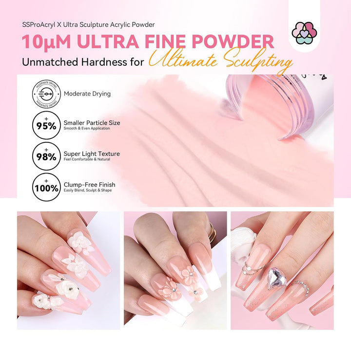 Saviland best pink acrylic powder-07