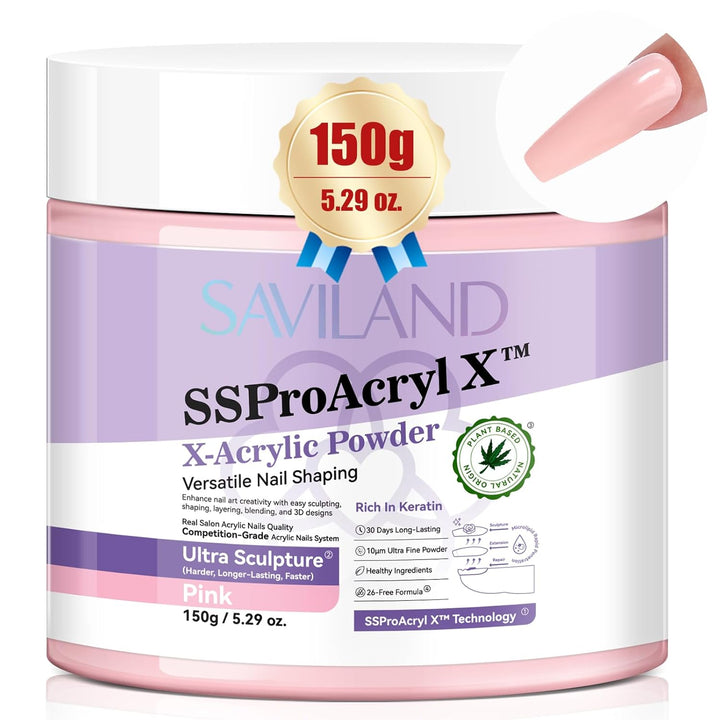 SSProAcryl X™ Pink Acrylic Powder 5.29oz/150g-01