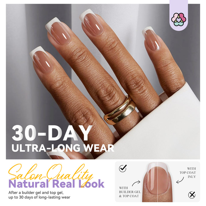 natural look Saviland press on french nails short