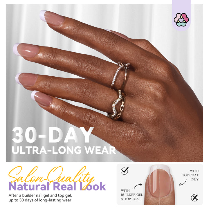 natural look-Saviland short square press on nails