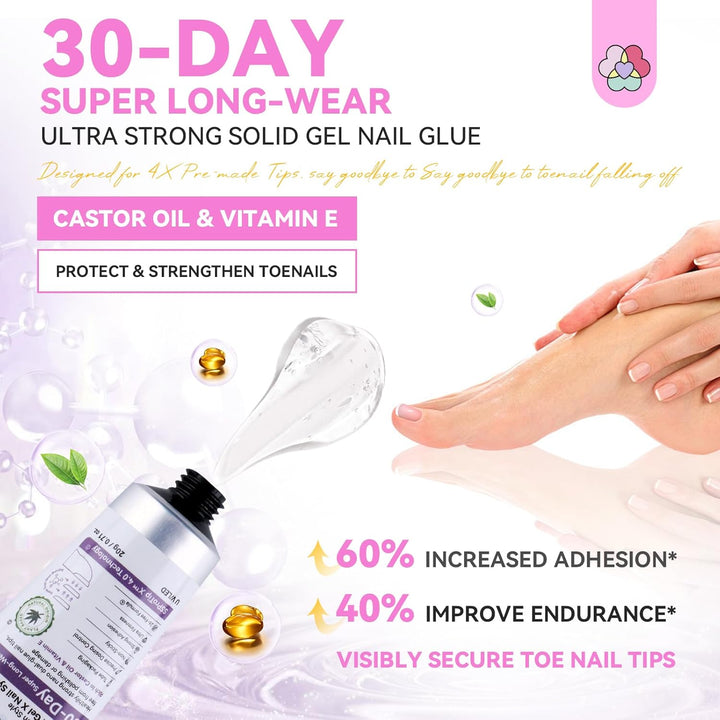 Saviland ultra strong solid gel nail glue