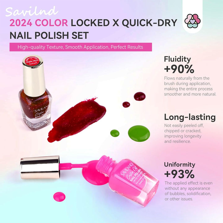 Saviland red nail polish