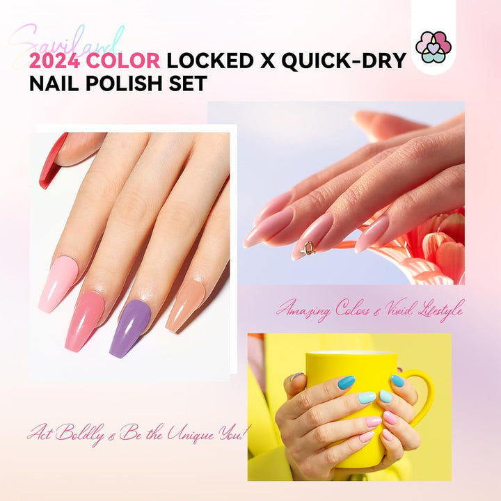 Saviland 20 colors classic nail polish set