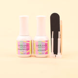 2 In 1 Top Base Coat with Activator Dip Powder Liquid Set