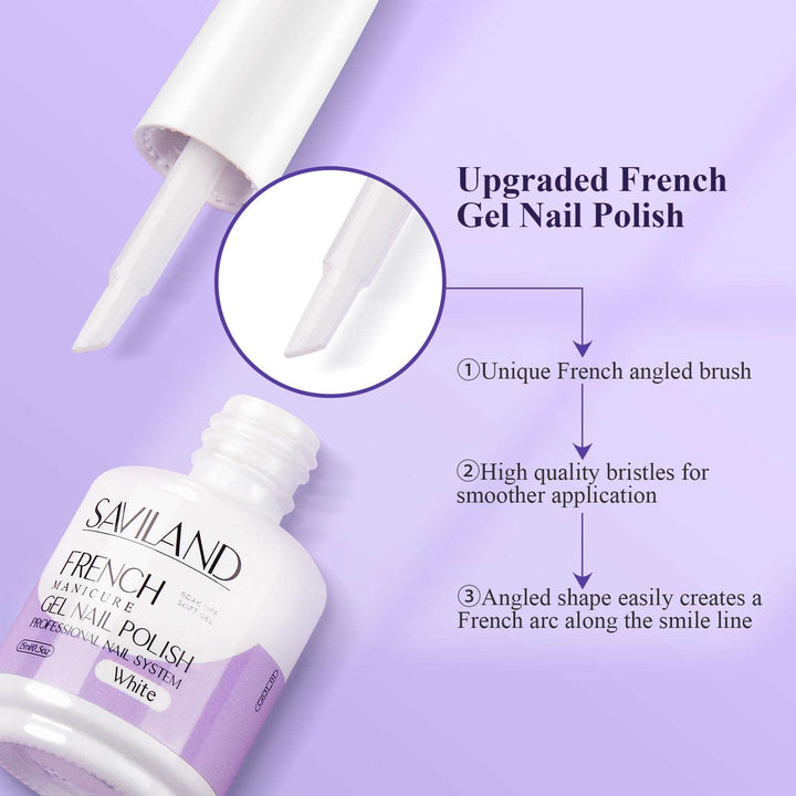 French Gel Nail Polish - White