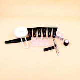 6 Colors Poly Gel Nail Kit – Pink Series with Base & Top Gel 36W U V LED Nail Lamp Nail Tools