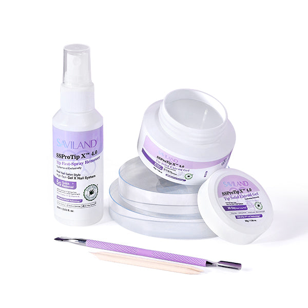 Tip Solid Nail Glue Gel & Remover Kit