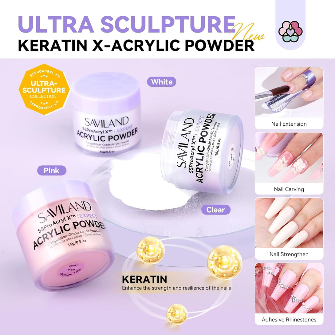 SSProAcryl X™ All-in-1 Acrylic Nail Kit For Practice-5