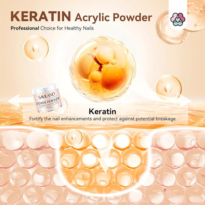 keratin acrylic powder set