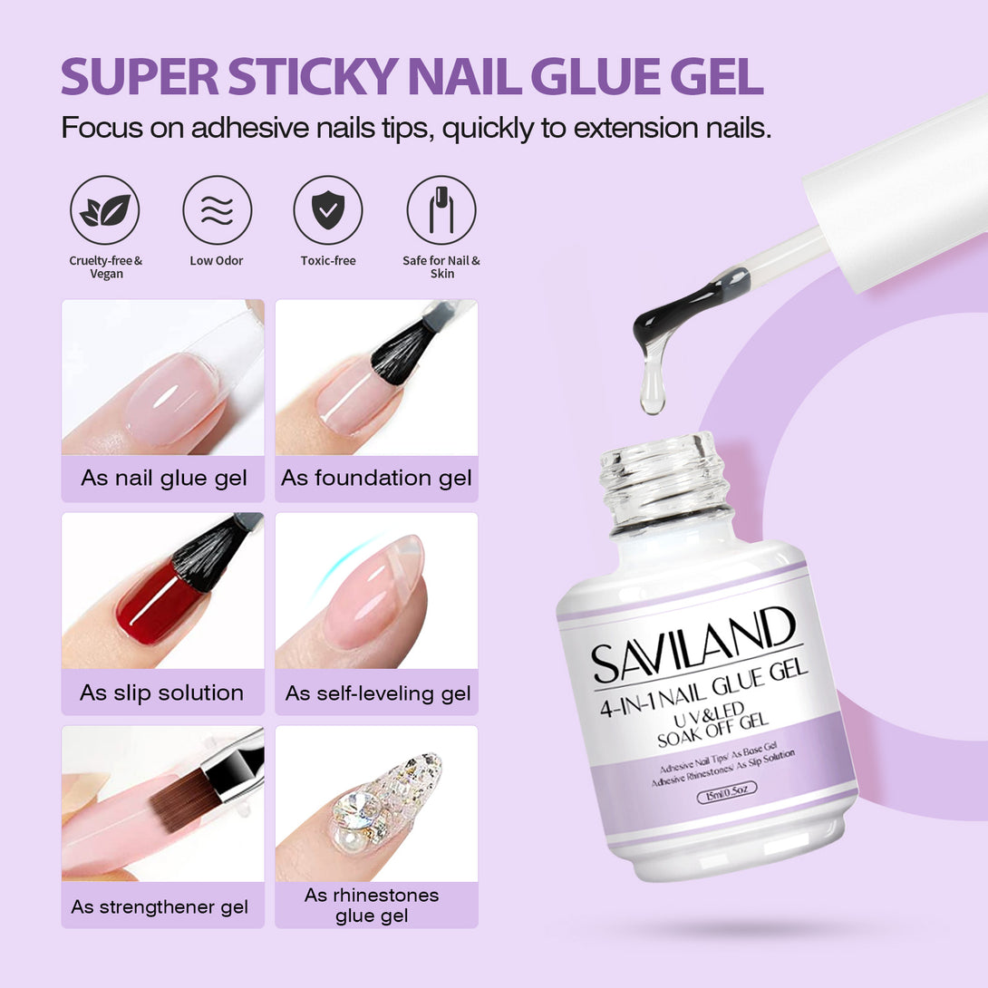 Saviland Best Gel Nail Kit for Beginners