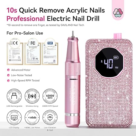 Saviland Electric Nail File Drill